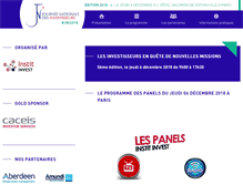 Tablet Screenshot of journeedesinvestisseurs.com